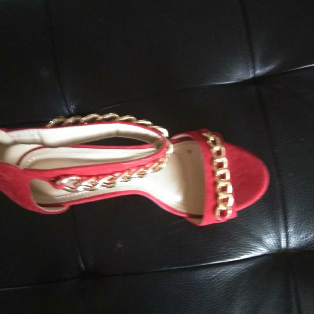 Hot red sandals!